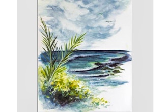 Paint Nite: Lush Beach Daydream